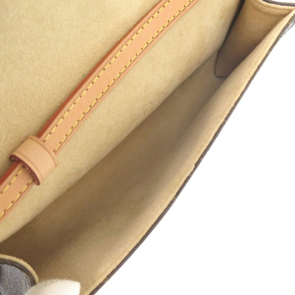 LOUIS VUITTON Authentic Brown Monogram Pochette Shoulder Bag - Picture 7 of 9